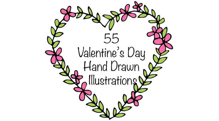 Free Valentine's Day Hand Drawn Illustrations, Exclusively for You!