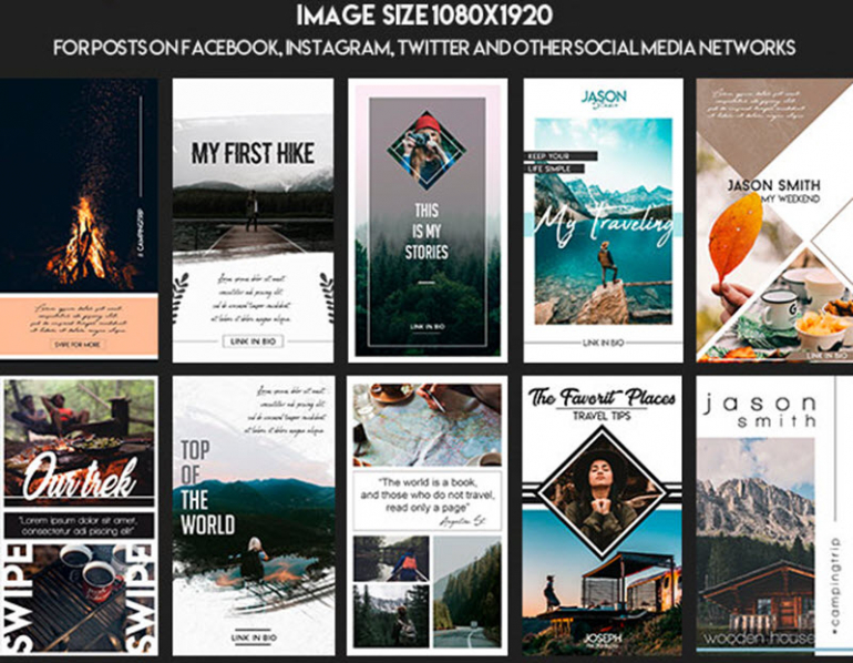 40 Best Free Instagram Templates for Engaging Stories and Posts 32