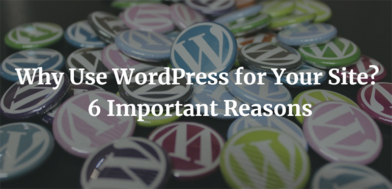 Why Use WordPress for Your Site? 6 Important Reasons