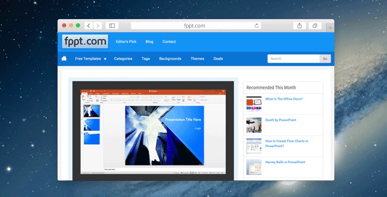 FPPT.com: A top-notch resource to download Free PowerPoint Templates