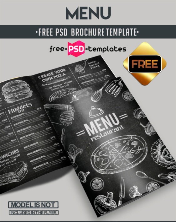 30 Best Free Restaurant Templates for Photoshop in 2020 14