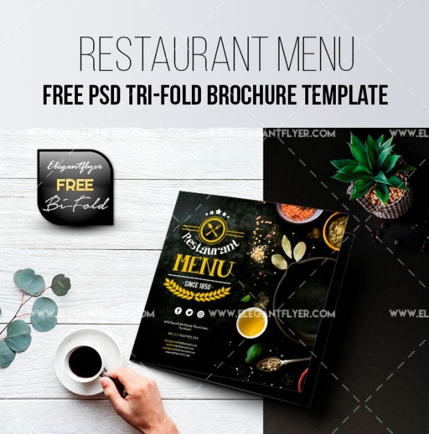 30 Best Free Restaurant Templates for Photoshop in 2020 2