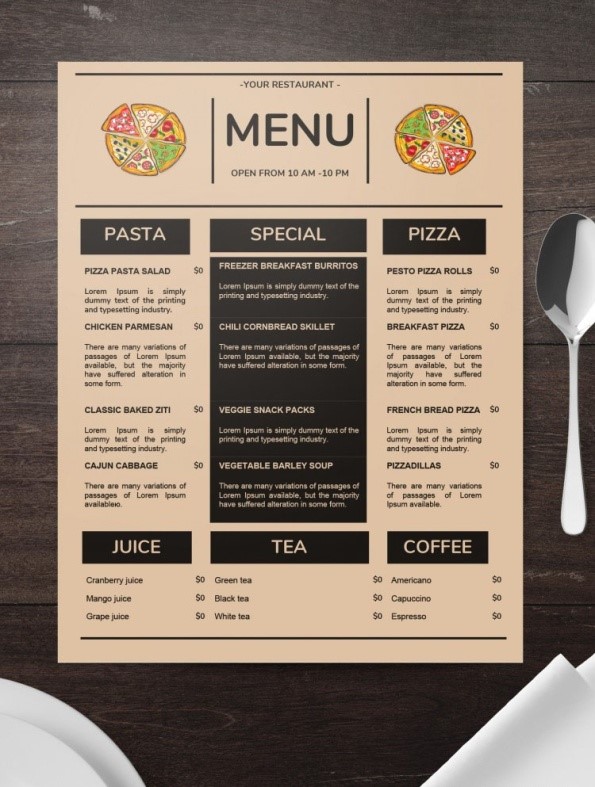 30 Best Free Restaurant Templates for Photoshop in 2020 29