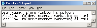 Robots.txt File
