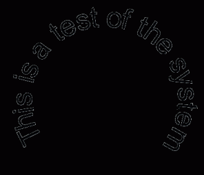 Circular (Editable) Text: Simplified