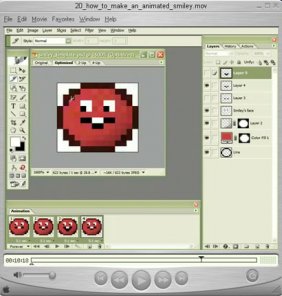 Making an animated smiley (video tutorial)