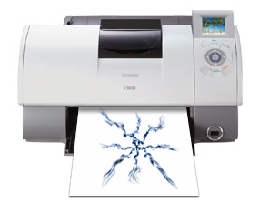 A Printer Printing Paper