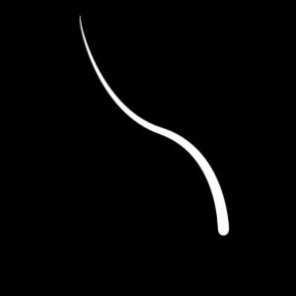 Curved Brush Stroke