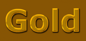 Adorable Gold Text Effect