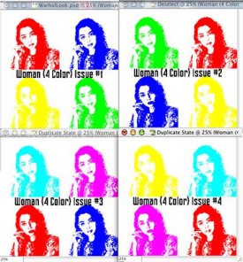 Warhol-esque 4-color