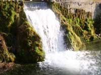 Exaggerated waterfall