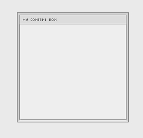 Trendy Content Box Design