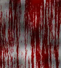 Dripping Blood on Metal