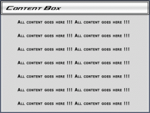 How to Create Clean Content Box