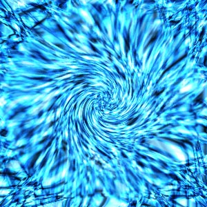 Swirled Blue Mayhem