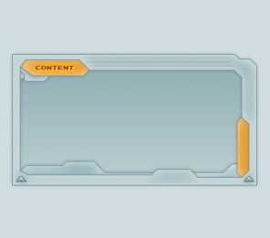 Tech Styled Content and Header Box