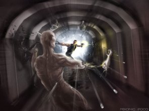 Painting A Blade Scene