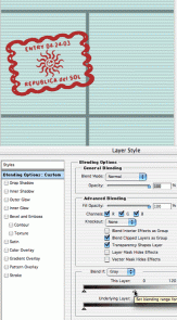 Passport Stamp Effect