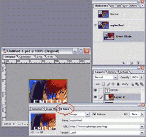 Creating Rollovers in ImageReady
