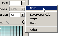 Transparencies to Indexed images