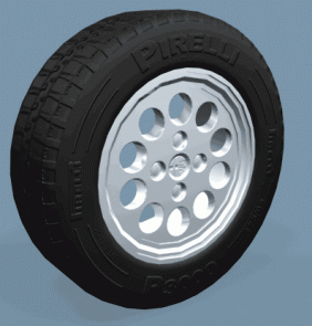 Tire Track + Tire Side + Alloy