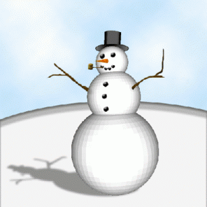 Frosty the 3D Snowman