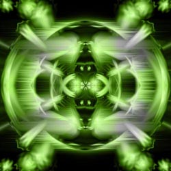 Symmetrical abstract art