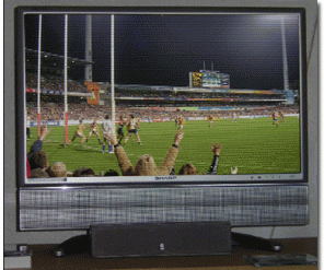 The TV Scan Line Effect