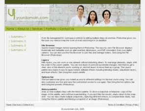 Creating A Clean Website Template