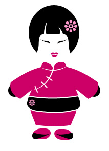 Drawing a chinese doll