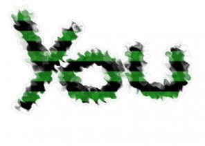 Write a stylish text on brush