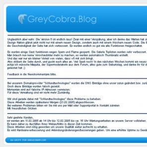 Fresh Blog Interface