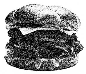 Mezzotint a photograph