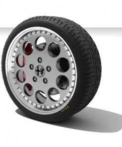 Polygon Modeling: Car Tyres