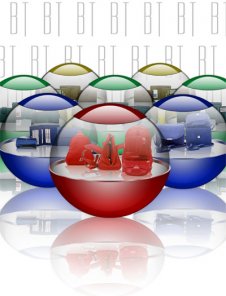 Kiosk Orbs in Photoshop