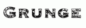 How to make grunge text quickly