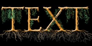 Tree Style Text Effect