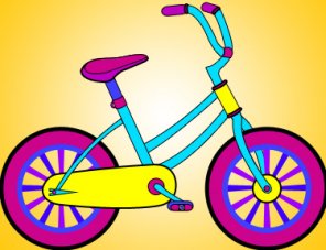 Drawing a Kids Bicycle