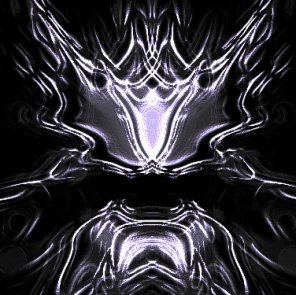 3D Metallic Background