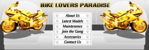 Bike Lovers Navigation Header